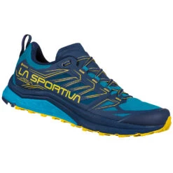 LA SPORTIVA Jackal GTX - Men's -The Trail Runner Shop 46j 629723 jackalgtx nightbluemoss 3 9