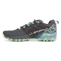 LA SPORTIVA Bushido II GTX - Women's -The Trail Runner Shop 46z 900912 bushidoiigtxwomens carbonmist new 3 4