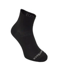 WRIGHTSOCK Coolmesh II Quarter Anti-Blister Socks 20 WRIGHTSOCK Coolmesh II Quarter Anti-Blister Socks -The Trail Runner Shop 805 Black 03