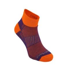 WRIGHTSOCK Coolmesh II Quarter Anti-Blister Socks 14 WRIGHTSOCK Coolmesh II Quarter Anti-Blister Socks -The Trail Runner Shop 805 Royal Orange 4501