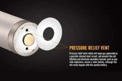 FENIX ARB-L18-3500U Rechargeable Battery -The Trail Runner Shop ARB L18 3500U pressure vents