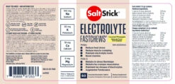 SALTSTICK FastChews - Coconut Pineapple 9 SALTSTICK FastChews - Coconut Pineapple -The Trail Runner Shop CoconutPineappleFlatLabel
