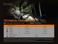 FENIX E02R Rechargeable Everyday Flashlight - 200 Lumens -The Trail Runner Shop E02R flashlight ANSI