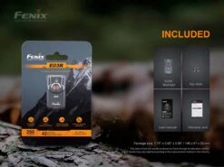 FENIX E03R Keychain Flashlight -The Trail Runner Shop E03R included