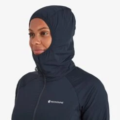 MONTANE Fireball Lite Insulated Hooded Jacket - Women's -The Trail Runner Shop FFILHECL FEM FIREBALL LITE HOODIE ECLIPSE BLUE 9