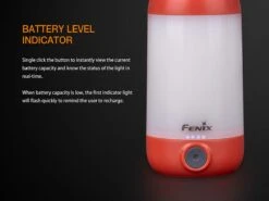 FENIX CL26R High-Performance Rechargeable Lantern -The Trail Runner Shop Fenix CL26R Battery Level