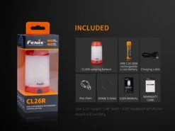 FENIX CL26R High-Performance Rechargeable Lantern -The Trail Runner Shop Fenix CL26R Package Included
