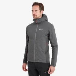 MONTANE Fireball Lite Insulated Hooded Jacket - Men's -The Trail Runner Shop MFBLHELE FIREBALL LITE HOODIE SLATE 2