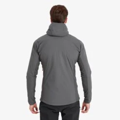 MONTANE Fireball Lite Insulated Hooded Jacket - Men's -The Trail Runner Shop MFBLHELE FIREBALL LITE HOODIE SLATE 3