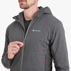 MONTANE Fireball Lite Insulated Hooded Jacket - Men's -The Trail Runner Shop MFBLHELE FIREBALL LITE HOODIE SLATE 4