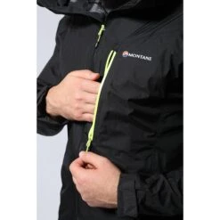 MONTANE Minimus Waterproof Jacket - Men's -The Trail Runner Shop MMINJBLA MINIMUS JACKET 010