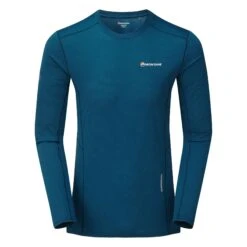 MONTANE Sabre Long Sleeve T-Shirt - Men's -The Trail Runner Shop MSBLSNAR MENS SABRE LONG SLEEVE T SHIRT 1