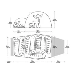 BIG AGNES Mad House 8 Tent -The Trail Runner Shop Mad House 8 FP HH 20