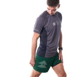 T8 Iced Tee - Men's -The Trail Runner Shop Men sIcedTee StormGrey FrontSide 740x 2c03737b a7b9 46fe adb3 0874e7de4ce1