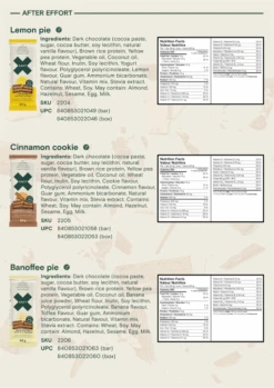 XACT NUTRITION Plant-Based Protein Wafer - Cinnamon Cookie (4pk) -The Trail Runner Shop Nutrition Sheet Vegan PROTEIN 2023 en2