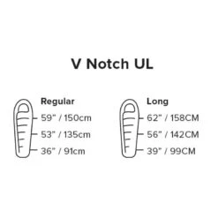 BIG AGNES V Notch UL 40° Sleeping Bag -The Trail Runner Shop V Notch UL specs