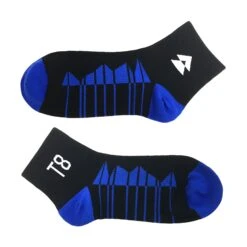 T8 Run Socks -The Trail Runner Shop bluefrontandback