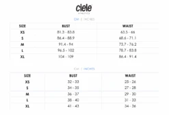 CIELE RCDSinglet - Elite - Women's -The Trail Runner Shop cielesizechart top womens f2717bc2 98ca 4a8f 9e6e 8386e532c71f