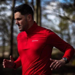 MONTANE Dragon Pull-On Fleece Jacket - Men's -The Trail Runner Shop dragon zip red