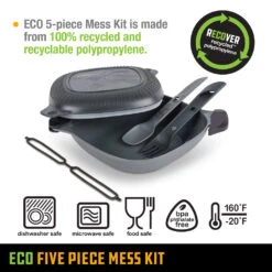 UCO ECO 5-piece Mess Kit -The Trail Runner Shop f mk eco5pc midnight 2