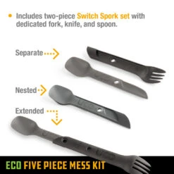 UCO ECO 5-piece Mess Kit -The Trail Runner Shop f mk eco5pc midnight 5