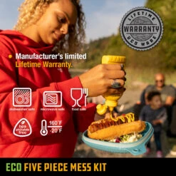 UCO ECO 5-piece Mess Kit -The Trail Runner Shop f mk eco5pc oceanblue 7