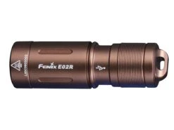 FENIX E02R Rechargeable Everyday Flashlight - 200 Lumens -The Trail Runner Shop fenix e02r flashlight brown