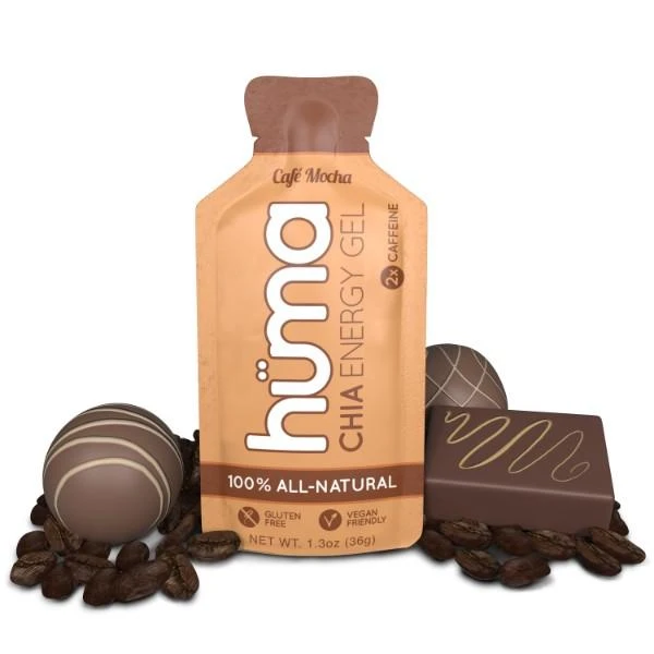 HUMA Chia Energy Gel - Mocha (Caffeinated) (4pk) 3 HUMA Chia Energy Gel - Mocha (Caffeinated) (4pk)