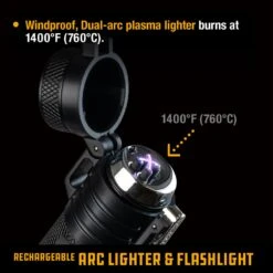 UCO Rechargeable Arc Lighter & Flashlight -The Trail Runner Shop mt torch arc arclighter burns 10282021