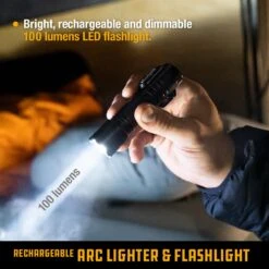 UCO Rechargeable Arc Lighter & Flashlight -The Trail Runner Shop mt torch arc arclighter lumens 10282021