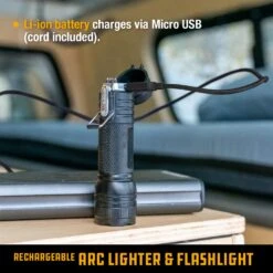 UCO Rechargeable Arc Lighter & Flashlight -The Trail Runner Shop mt torch arc arclighter recharge 10282021