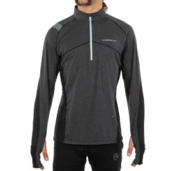LA SPORTIVA Swift Long Sleeve Shirt - Men's -The Trail Runner Shop p38 999999 swiftlongsleevem black 1 1