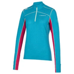 LA SPORTIVA Swift Long Sleeve Shirt - Women's -The Trail Runner Shop q19 635409 swiftlongsleevew crystalcerise 3