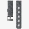 SUUNTO 24mm Explore 1 Silicone Strap - Graphite Gray -The Trail Runner Shop ss050222000 suunto 24mm explore 1 silicone strap graphite gray size m 01